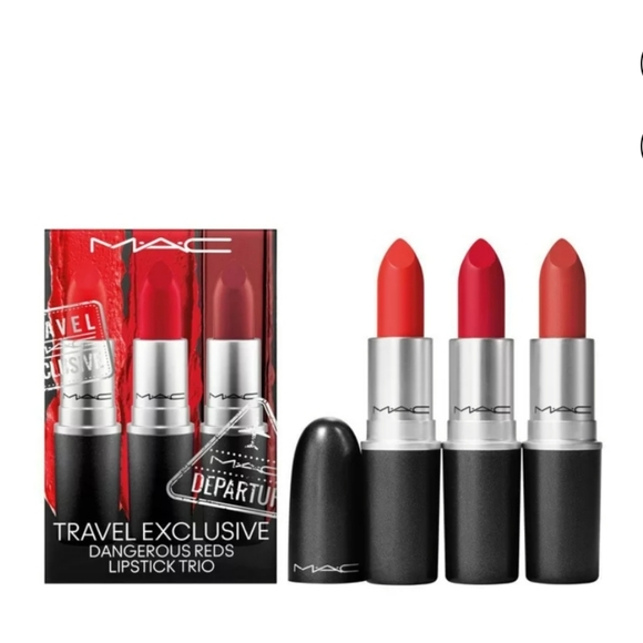 MAC Cosmetics Other - MAC 3 Lipsticks Travel Set Full Size